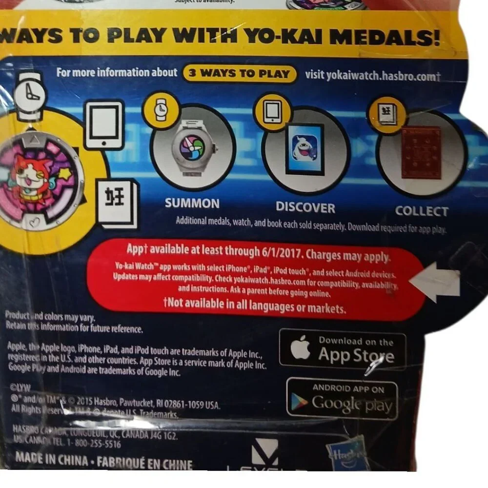 Hasbro series Yo-Kai Watch Toy With Sound Effects & Medal Recognition